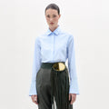 Light - blue Embroidered Shirt