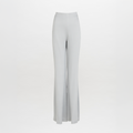 Light Gray High-Waist Wide-Leg Pants