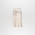 Damask Embroidered Sleeveless Top