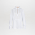 White Lace Collar Long Sleeve Shirt