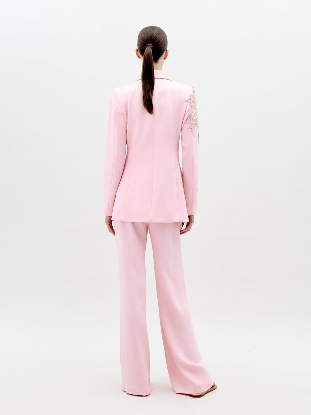 Delicate - embroidery Pink Blazer