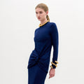 Navy Knot Long Sleeve T-shirt
