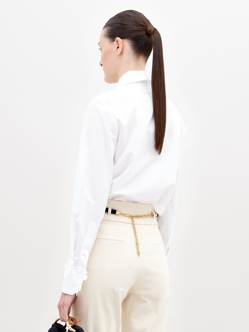 Lace-Collar Commuter Shirt
