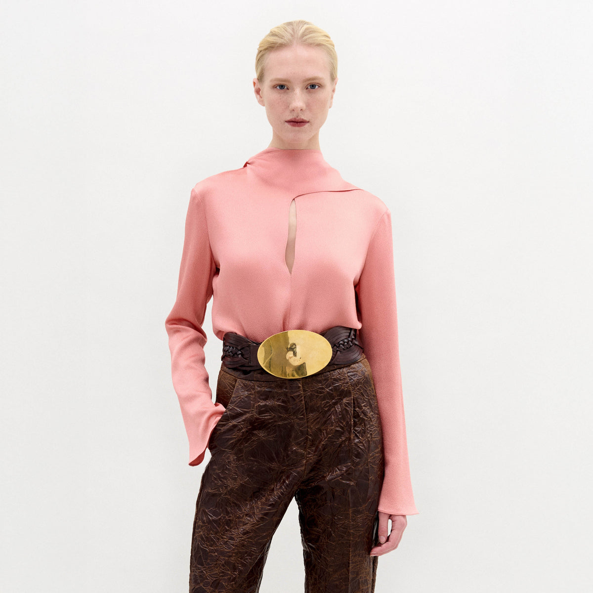 Pink Individuality Long - Sleeve Top