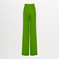 Green Commuter Wide-Leg Pants
