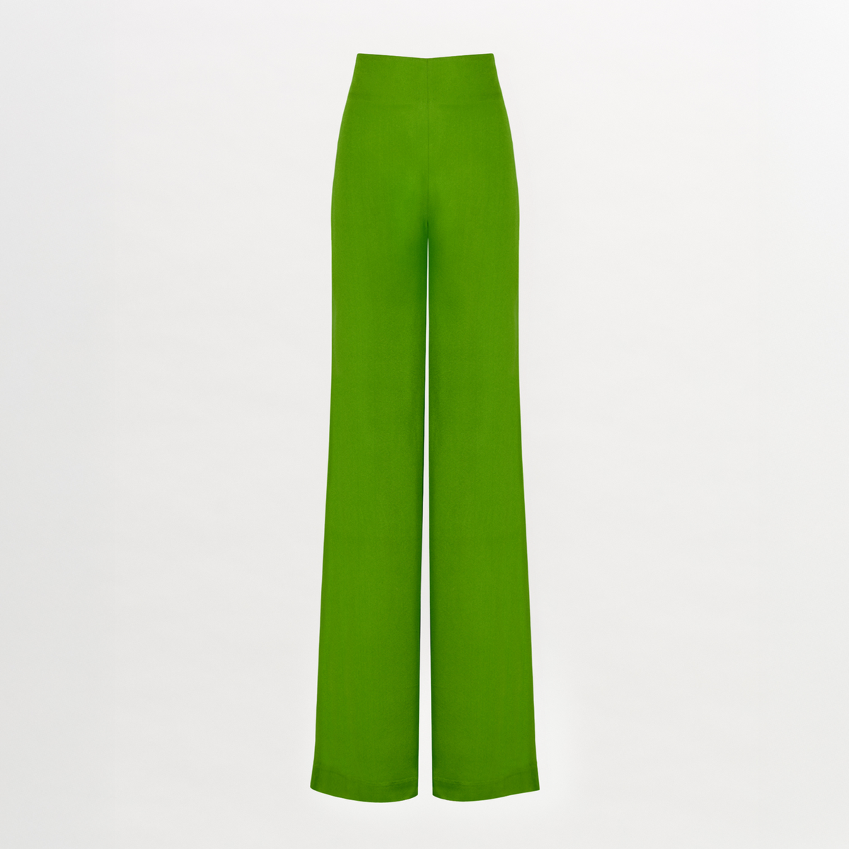 Green Commuter Wide-Leg Pants