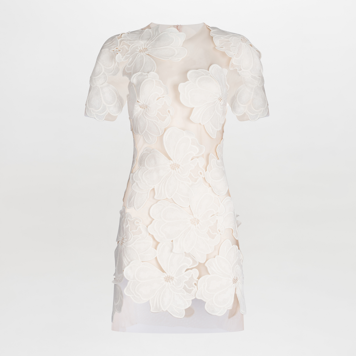 Short Sleeve Floral Sheath