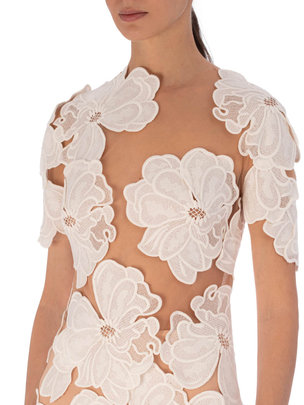 Short Sleeve Floral Sheath