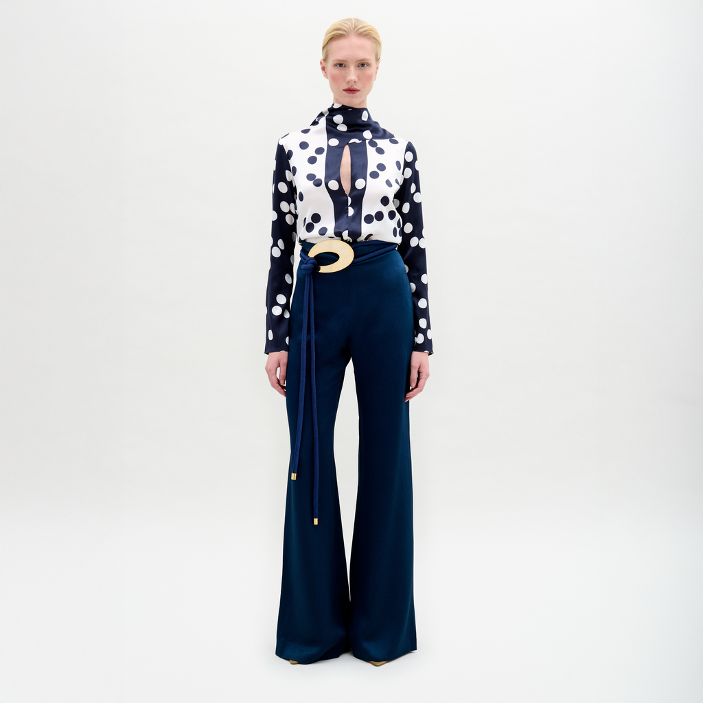 Turtleneck Polka Dot Pants
