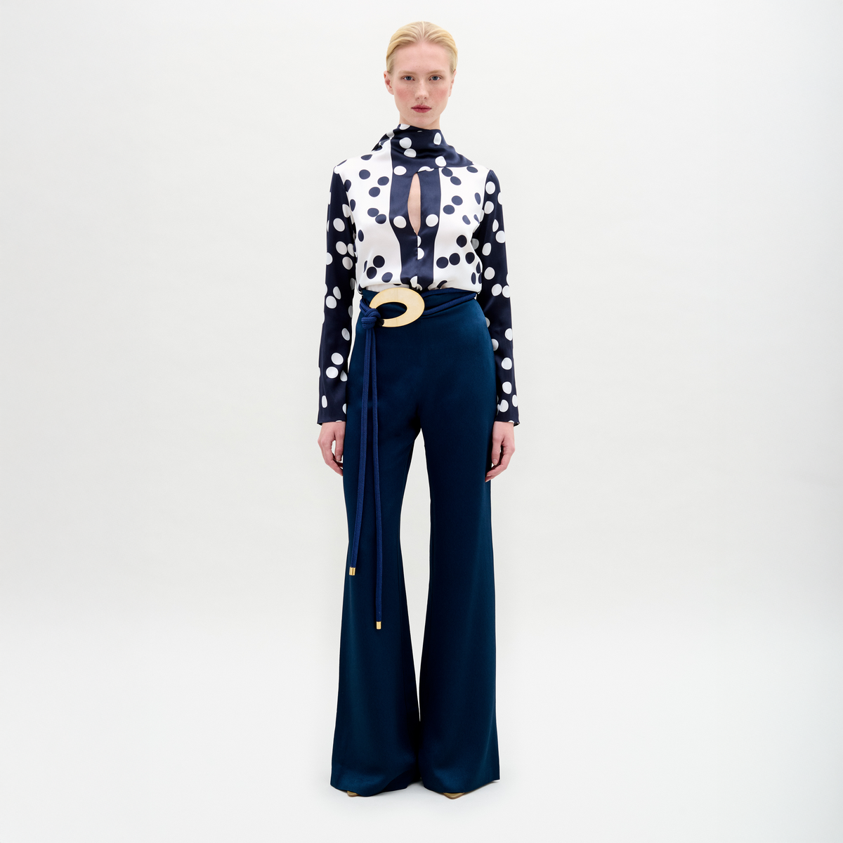Turtleneck Polka Dot Pants