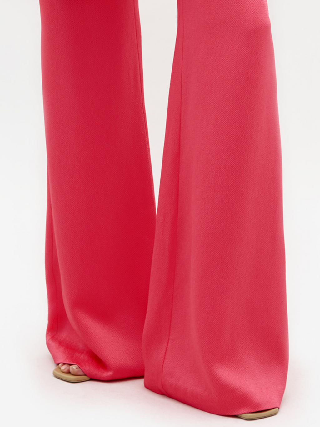 Pink Off-Shoulder Wide-Leg Set