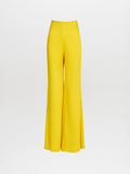 Yellow High-Waist Wide-Leg Pants