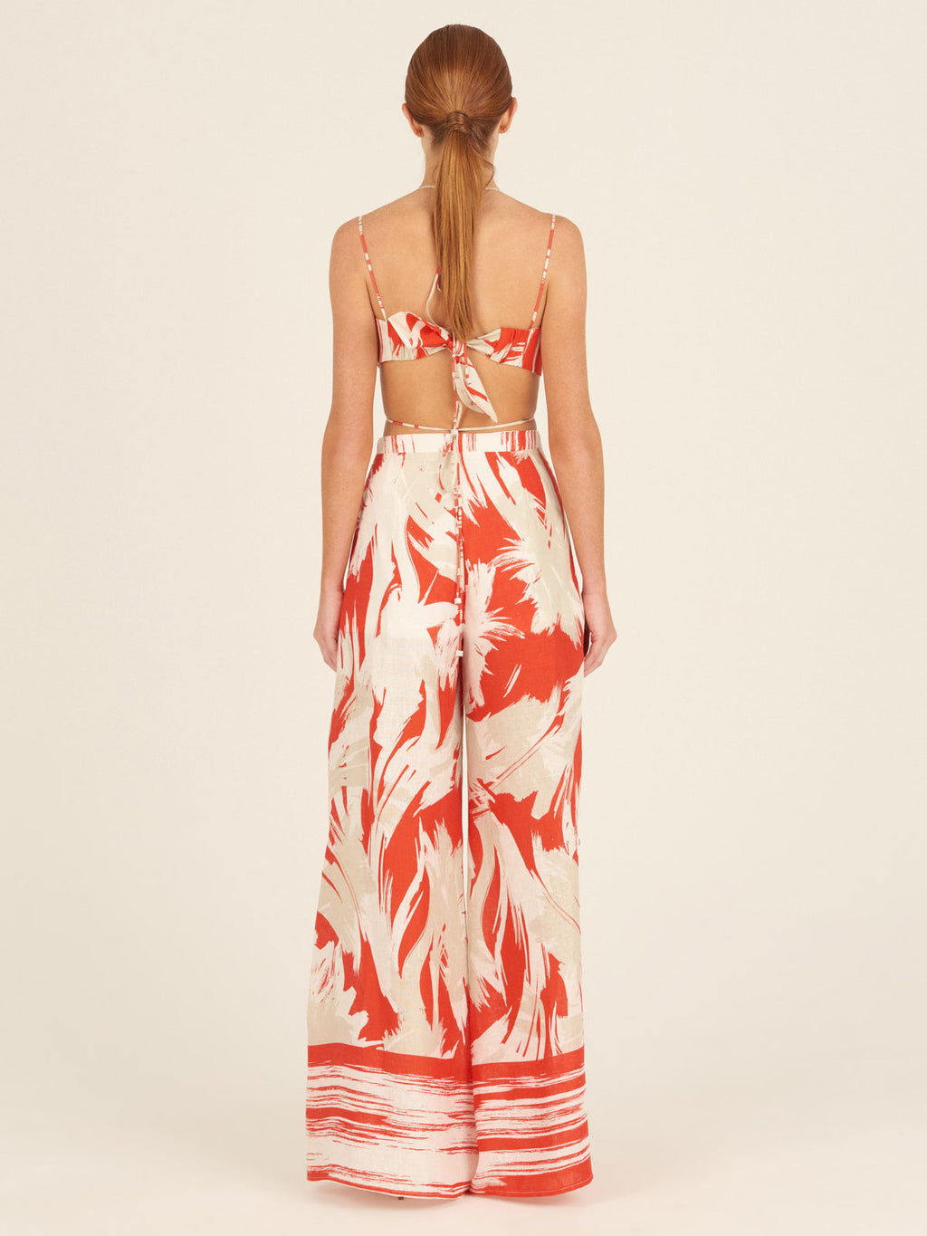 Ruched Stripe Strap Swimwear Top