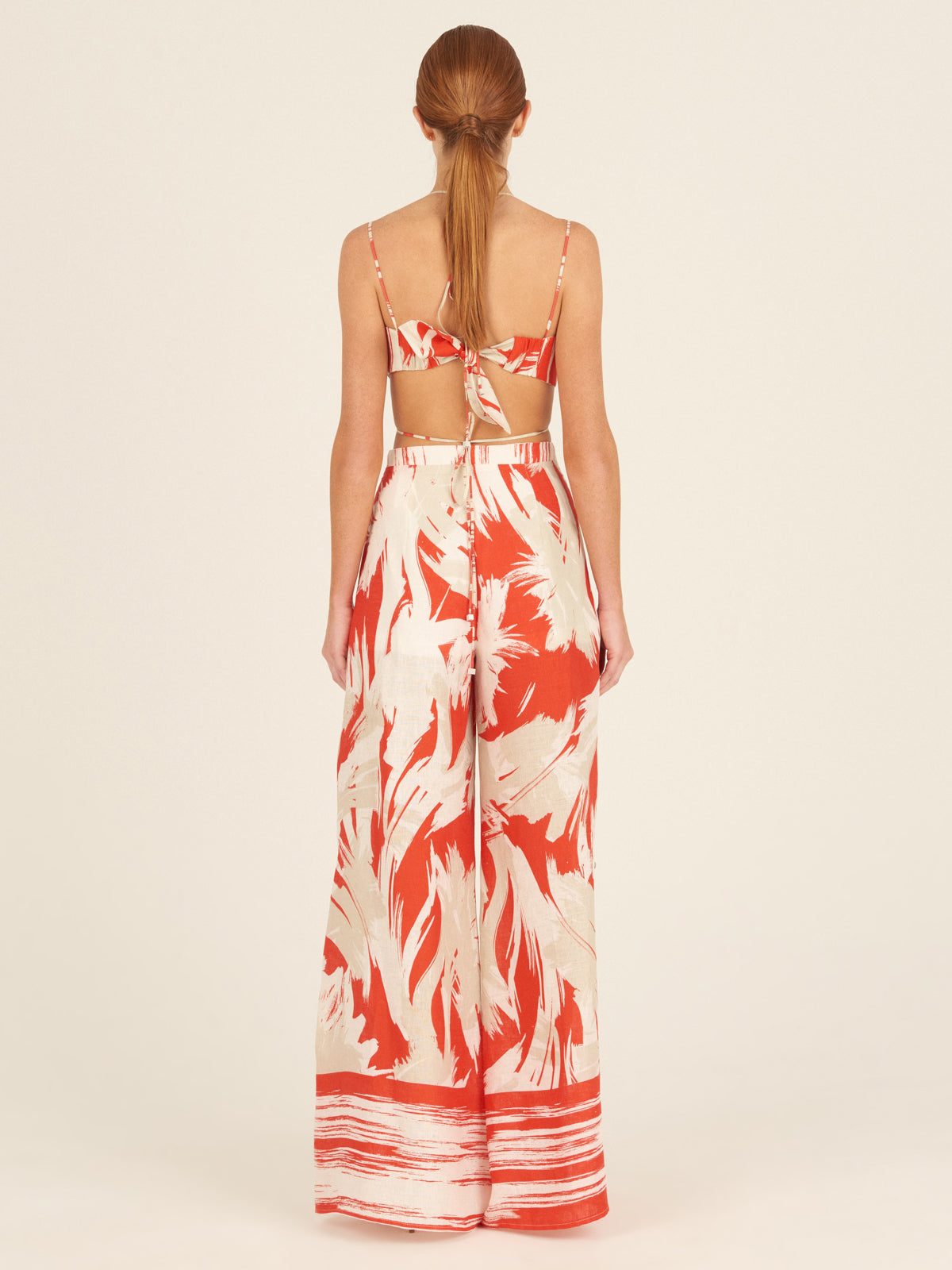 Ruched Stripe Strap Swimwear Top