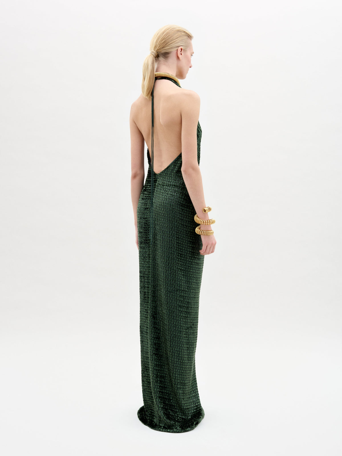 Halter Neck Maxi Dress