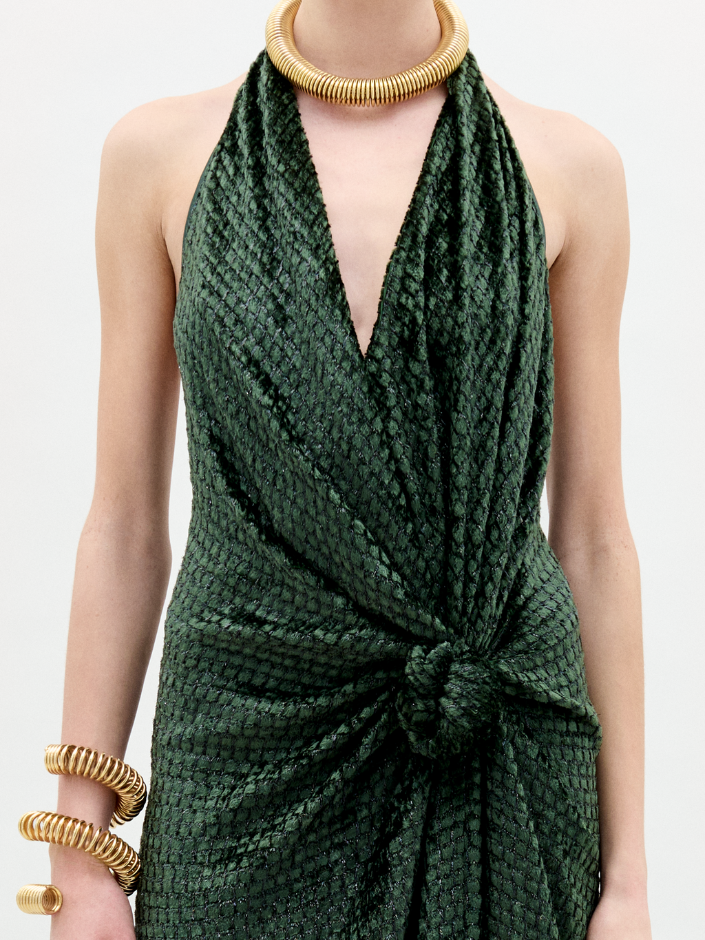 Halter Neck Maxi Dress