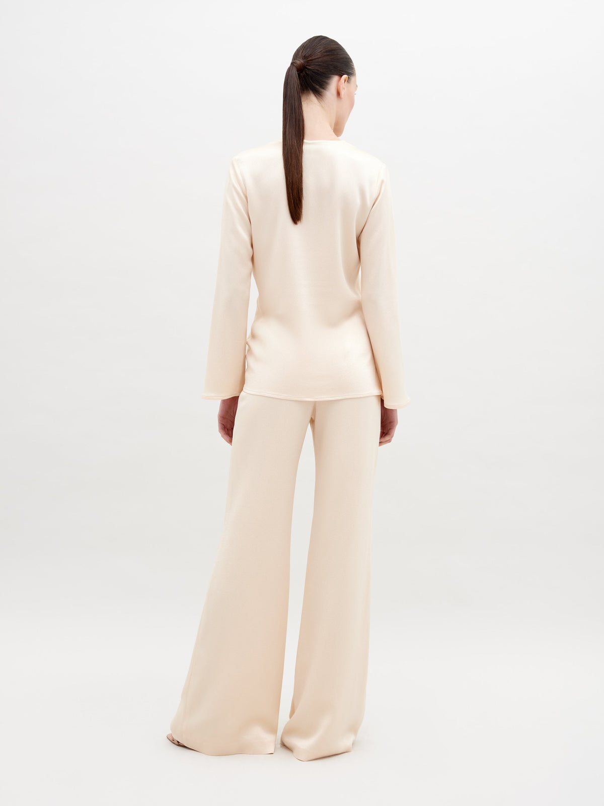 Drape Wide-Leg Pants